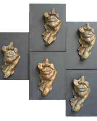 Faces (5 relief pieces)